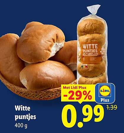 Witte puntjes 400 g
