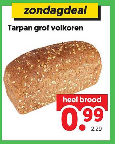 zondagdeal Tarpan grof volkoren