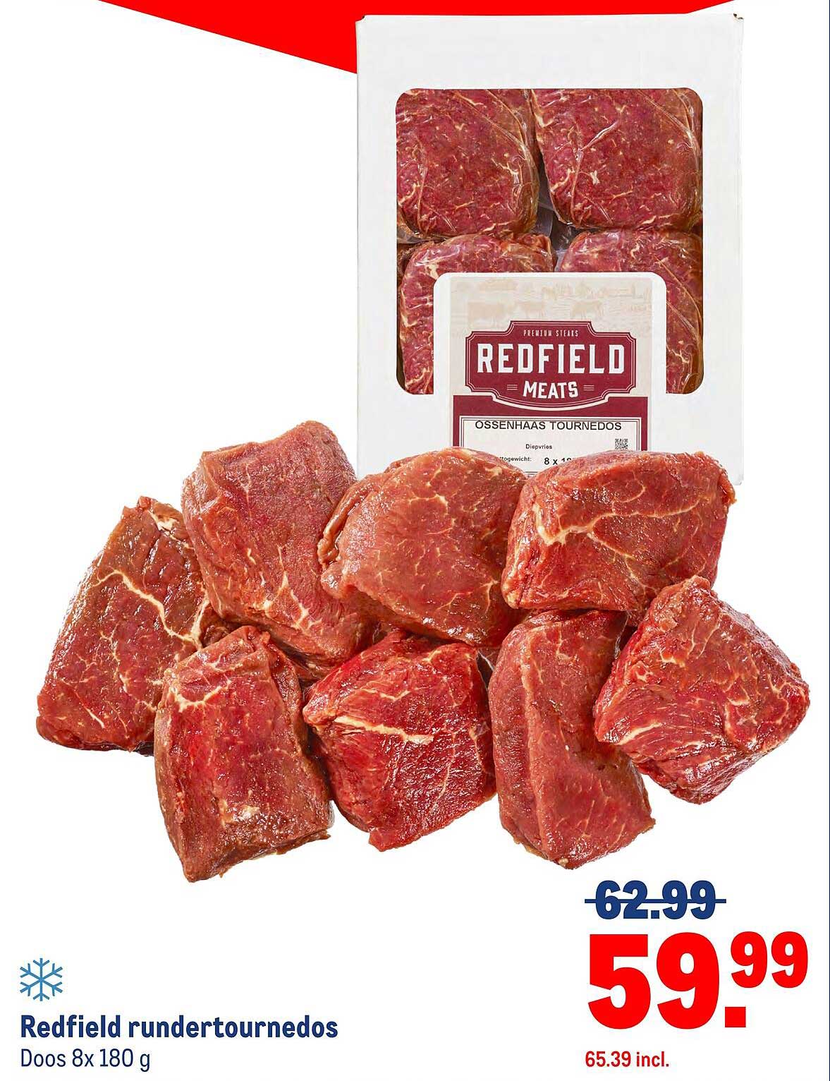 Redfield rundertournedos Doos 8x 180 g