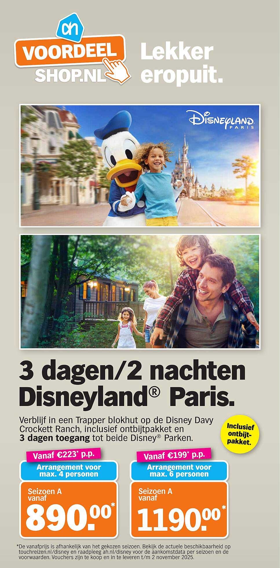 3 dagen/2 nachten Disneyland® Paris.