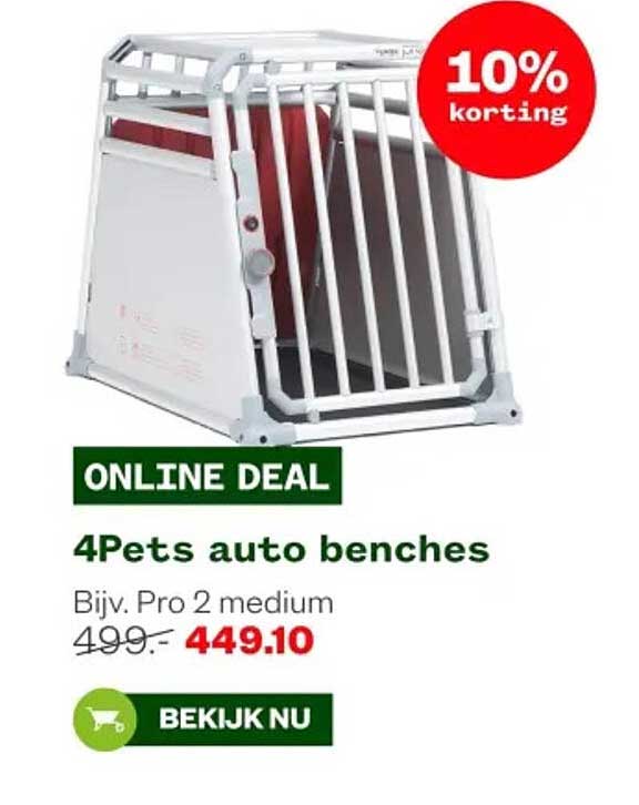4Pets auto benches