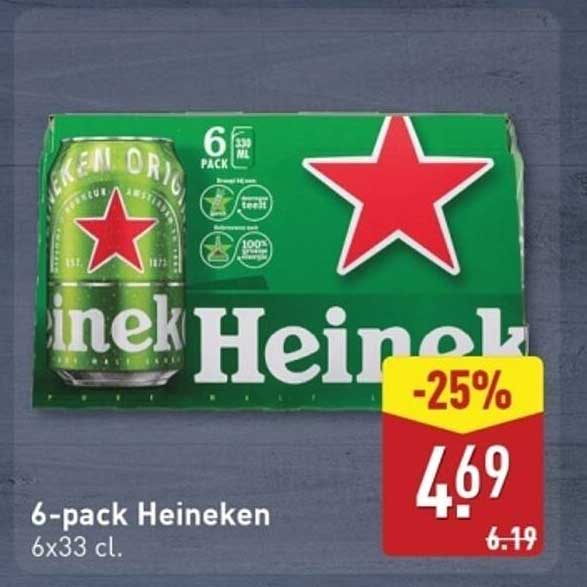 6-pack Heineken