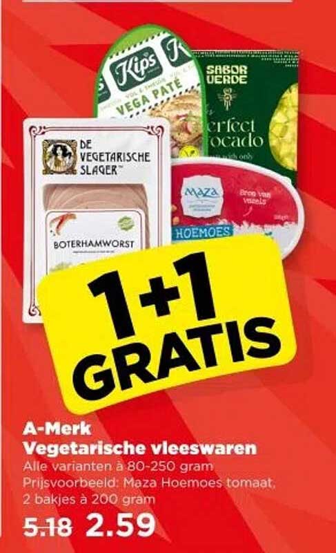 A-Merk Vegetarische vleeswaren