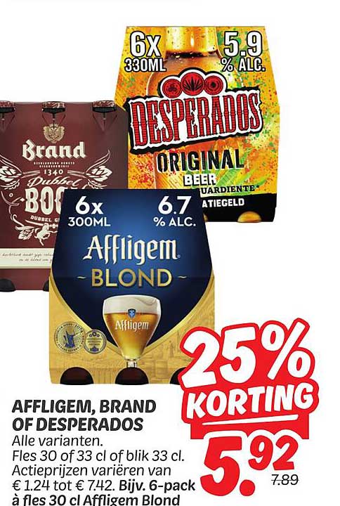 AFFLIGEM, BRAND OF DESPERADOS
