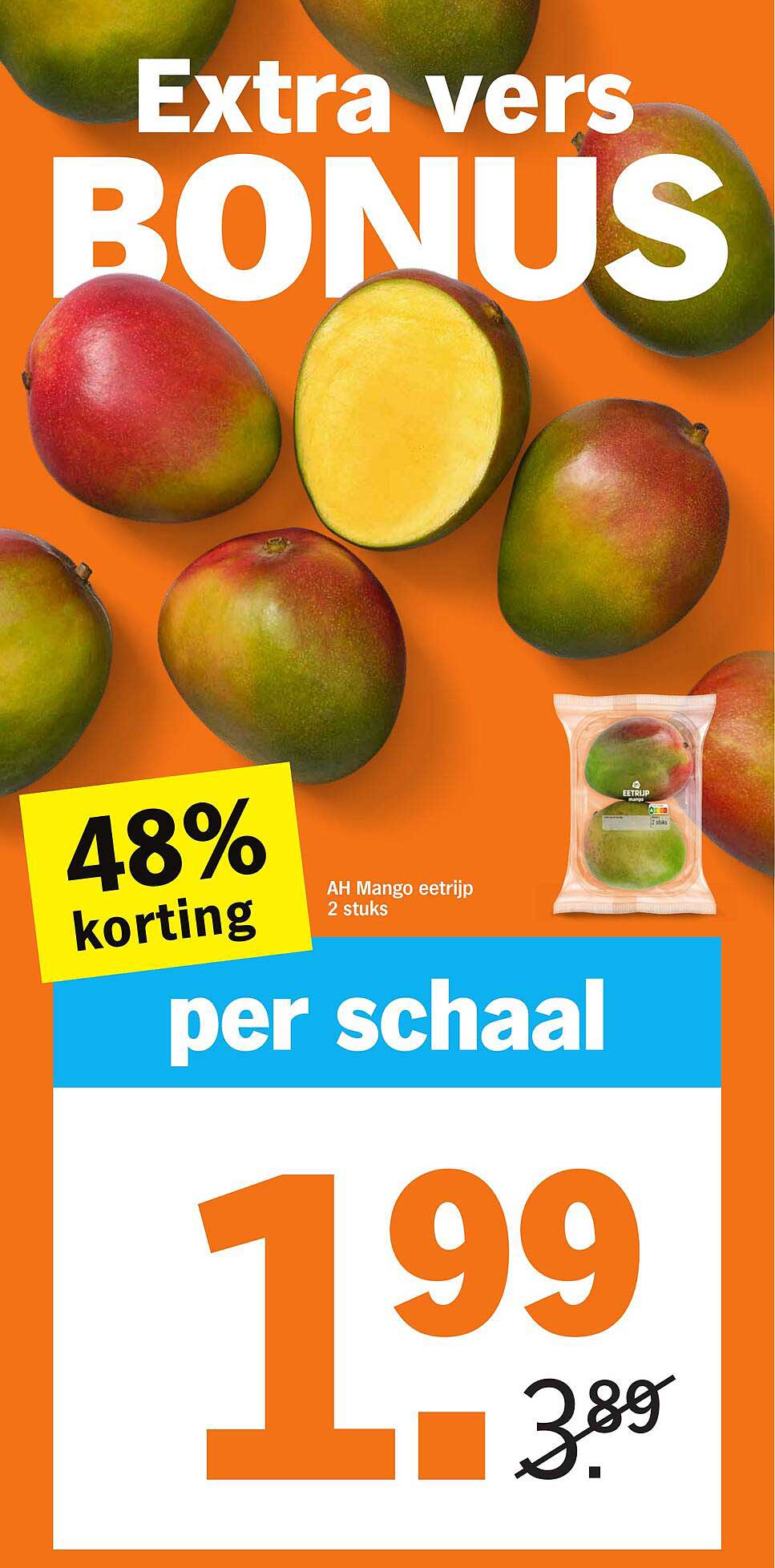 AH Mango eetrijp 2 stuks
