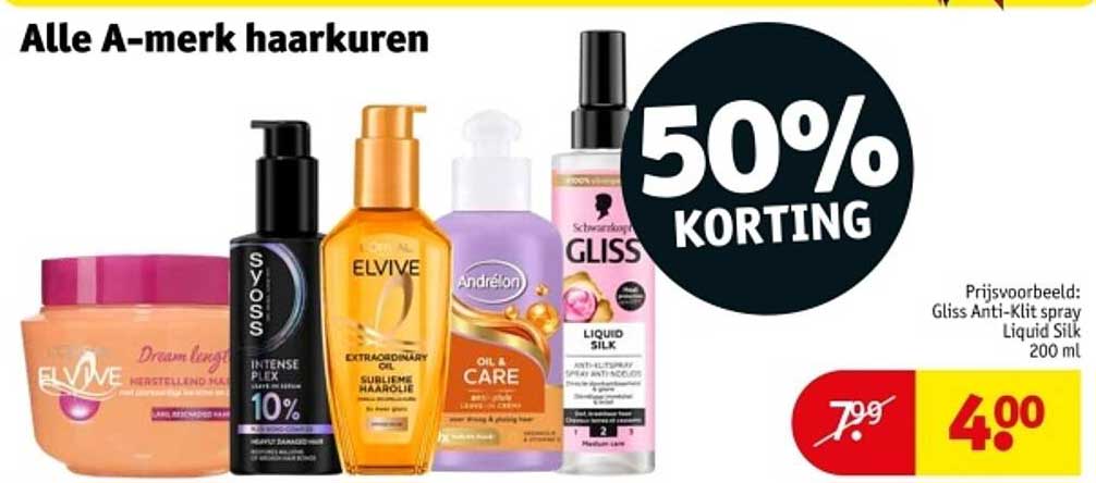 Alle A-merk haarkuren