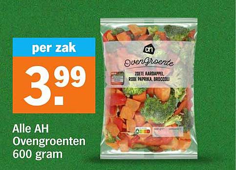 Alle AH Ovengroenten 600 gram
