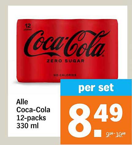 Alle Coca-Cola 12-packs 330 ml