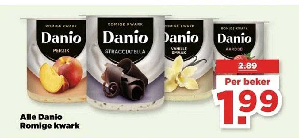 Alle Danio Romige kwark