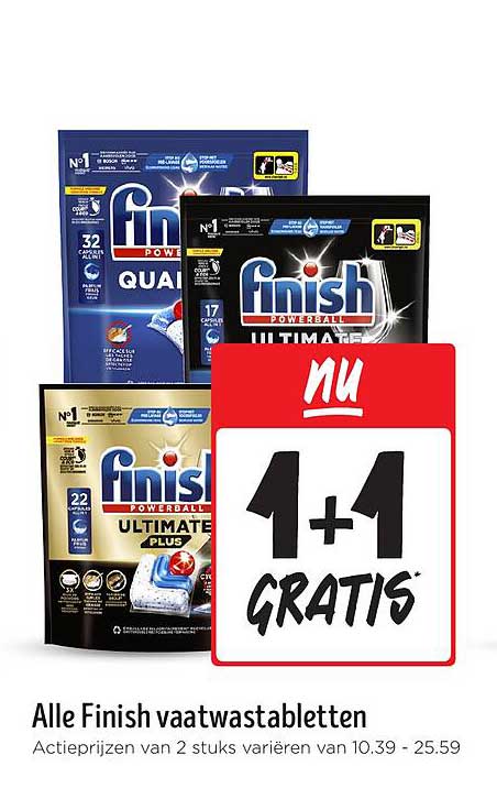 Alle Finish vaatwastabletten