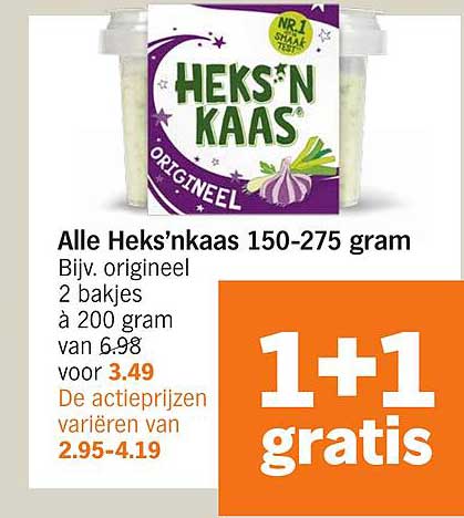 Alle Heks’nkaas 150-275 gram