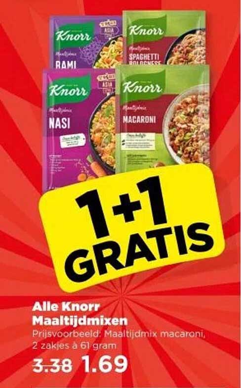 Alle Knorr Maaltijdmixen