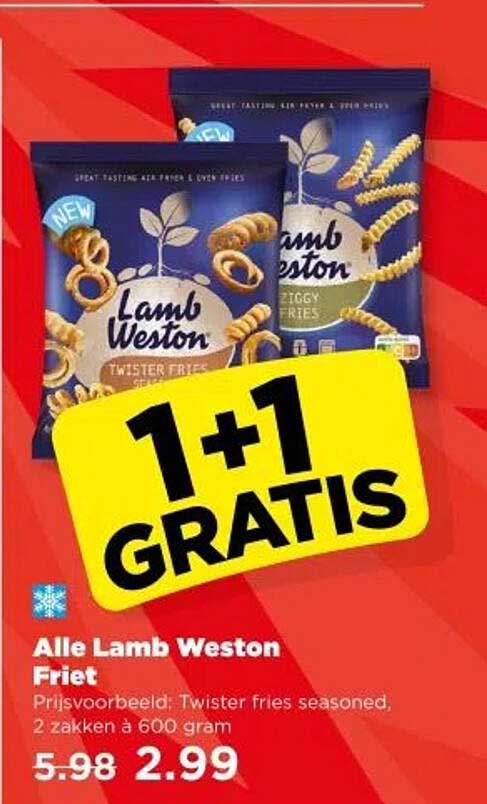 Alle Lamb Weston Friet