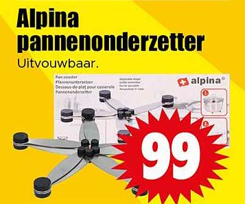 Alpina pannenonderzetter