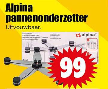 Alpina pannenonderzetter