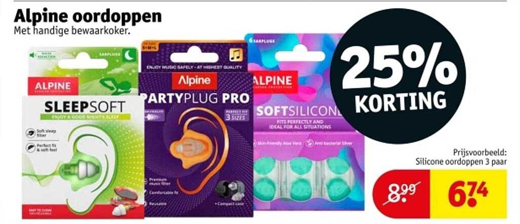 Alpine oordoppen