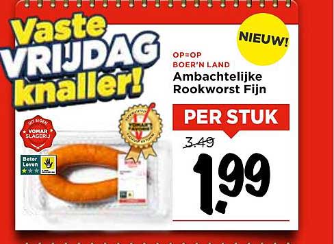 Ambachtelijke Rookworst Fijn