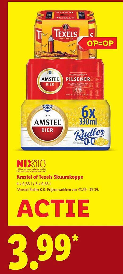 Amstel of Texels Schuimkoppe