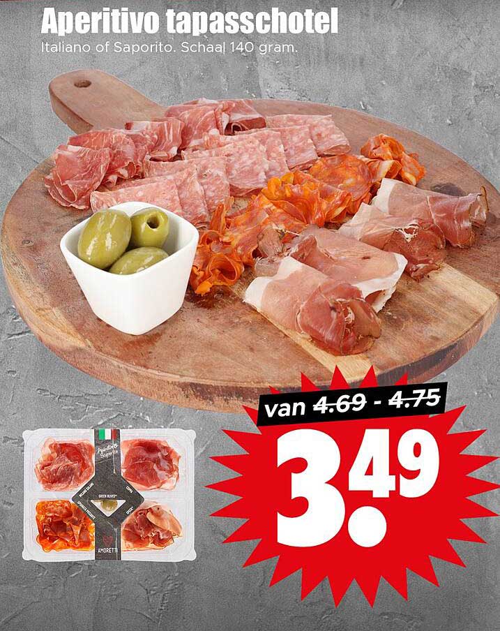 Aperitivo tapasschotel