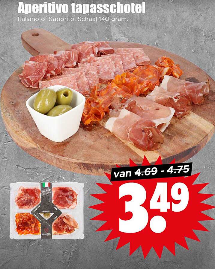 Aperitivo tapasschotel
