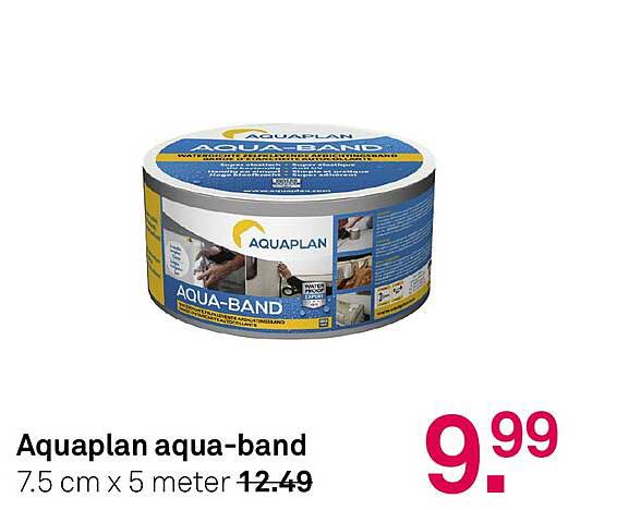 Aquaplan aqua-band 7.5 cm x 5 meter