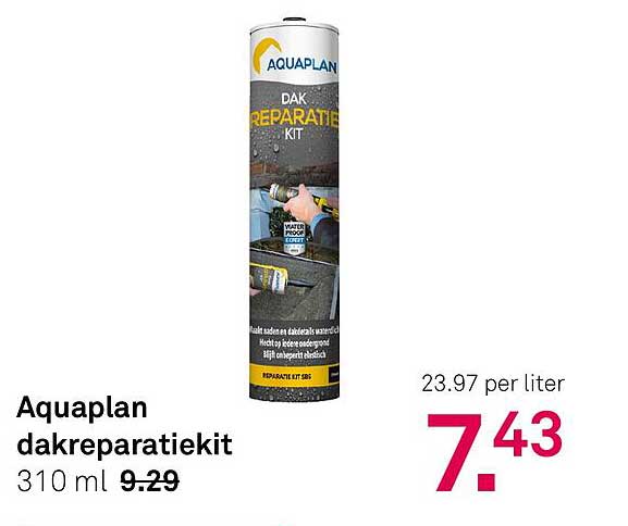 Aquaplan dakreparatiekit 310 ml