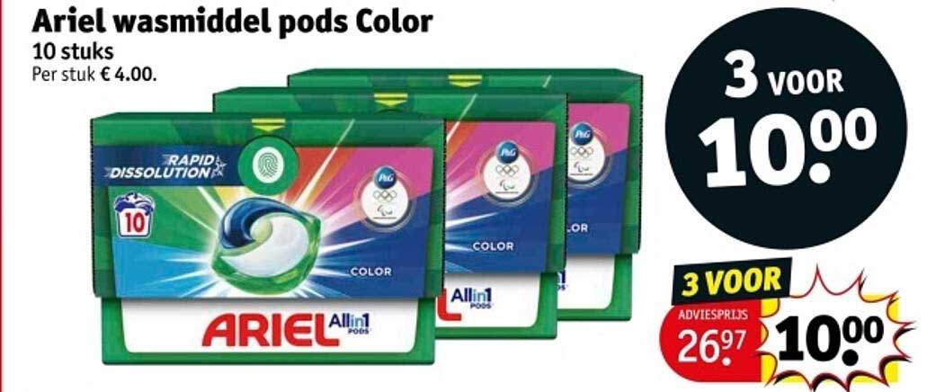 Ariel wasmiddel pods Color