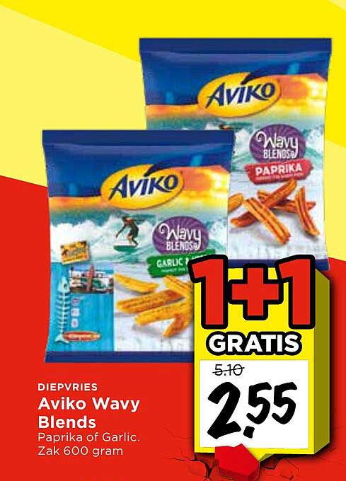 Aviko Wavy Blends 1+1 GRATIS