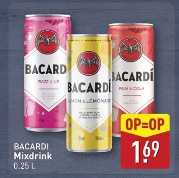 BACARDI Mixdrink 0.25 L.