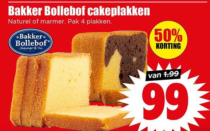 Bakker Bollebof cakeplakken