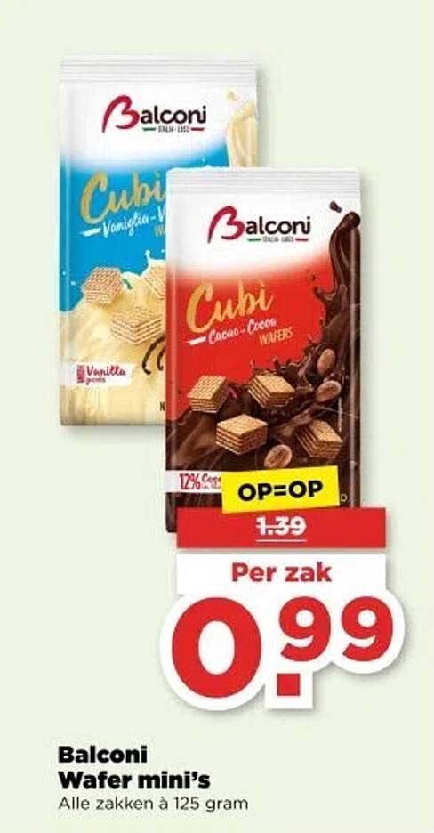 Balconi Wafer mini's