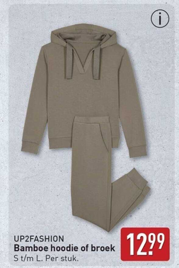 Bamboe hoodie of broek
