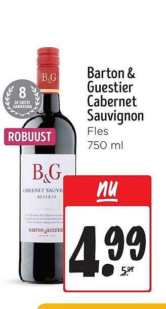 Barton & Guestier Cabernet Sauvignon Fles 750 ml