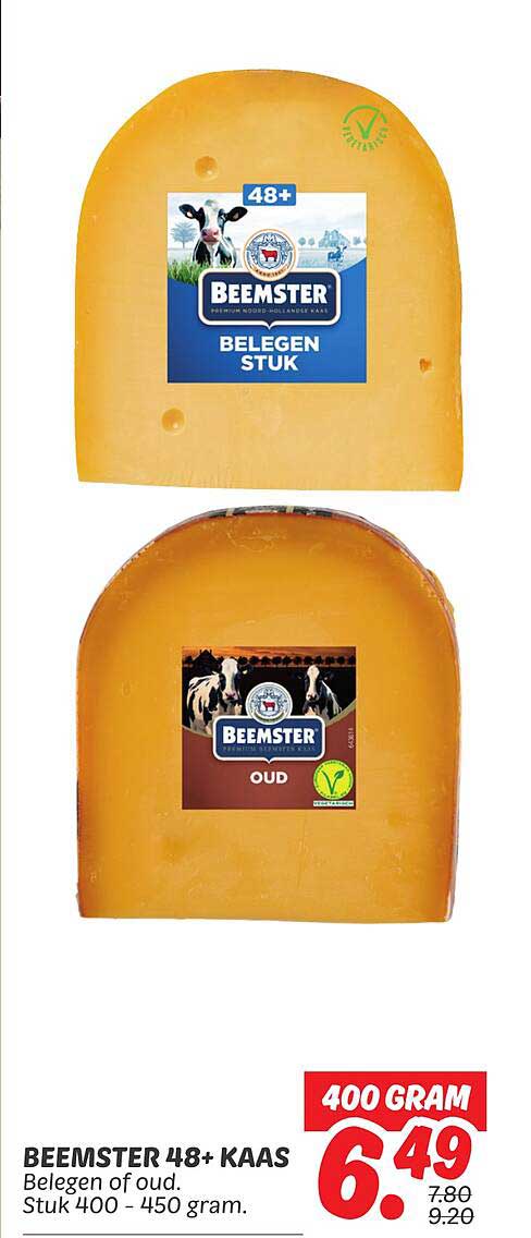 BEEMSTER 48+ KAAS Belegen of Oud