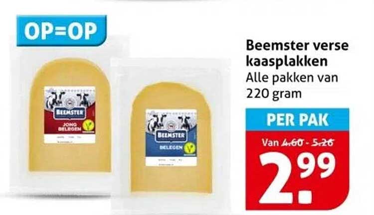 Beemster verse kaasplakken
