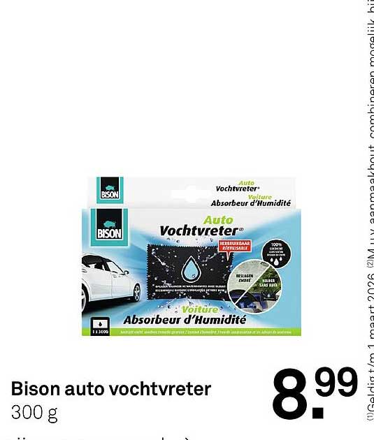 Bison auto vochtvreter 300 g