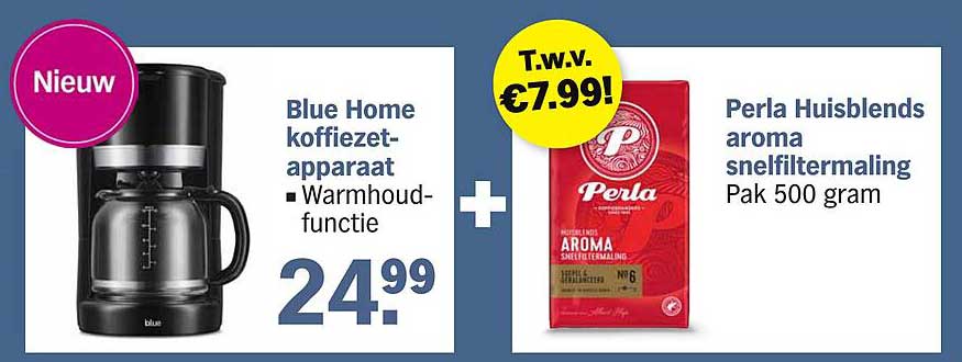 Blue Home koffiezet-apparaat