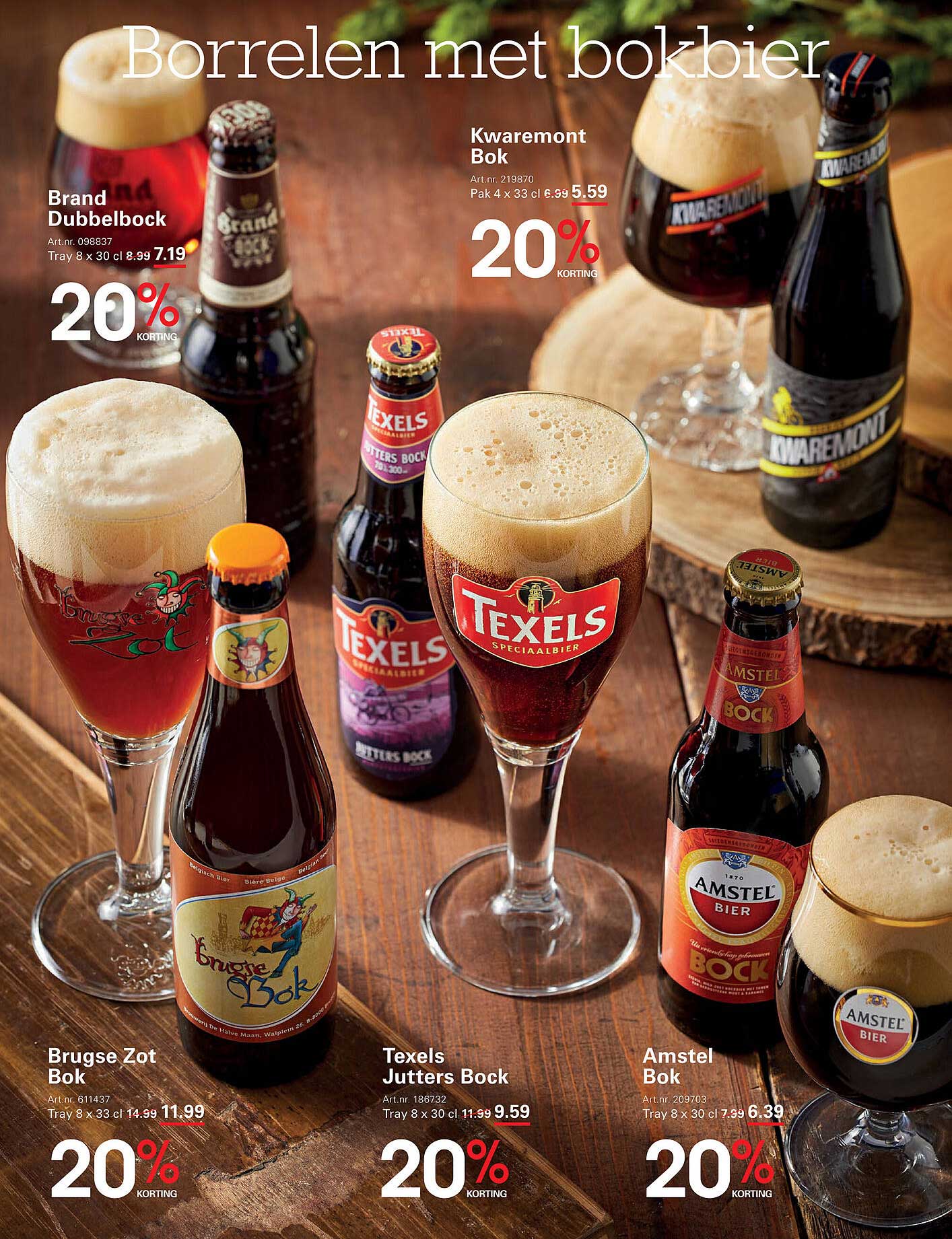 Borrel met bokbier