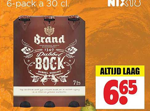 Brand Dubbel Bock 6-pack a 30 cl