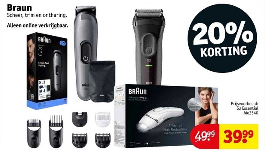 Braun Scheer, trim en ontharing