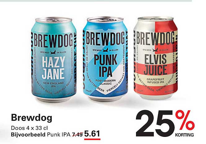 Brewdog Doos 4 x 33 cl
