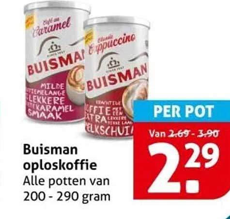 Buisman oploskoffie