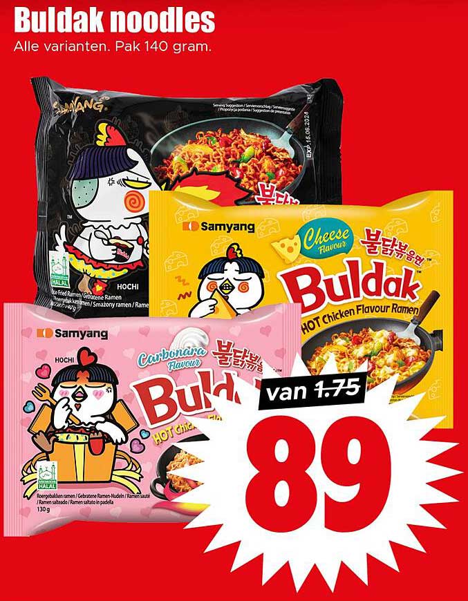 Bulldak noodles