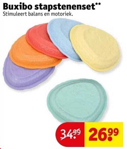 Buxibo stapstenen set**