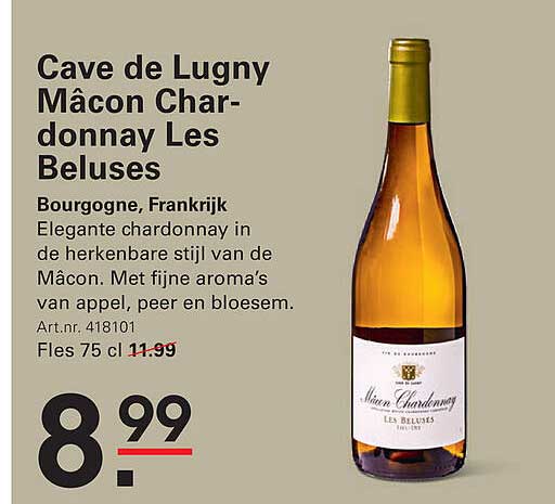 Cave de Lugny Mâcon Chardonnay Les Beluses