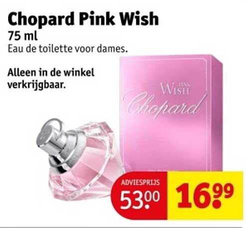 Chopard Pink Wish 75 ml Eau de toilette voor dames.