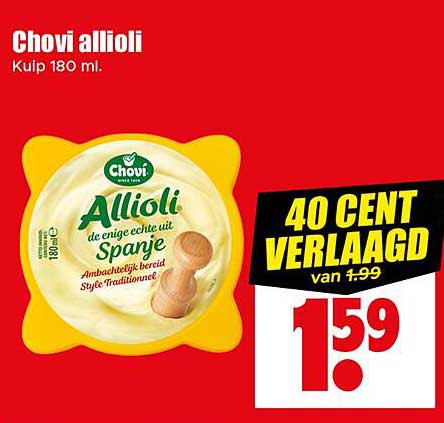 Chovi allioli Kuip 180 ml.