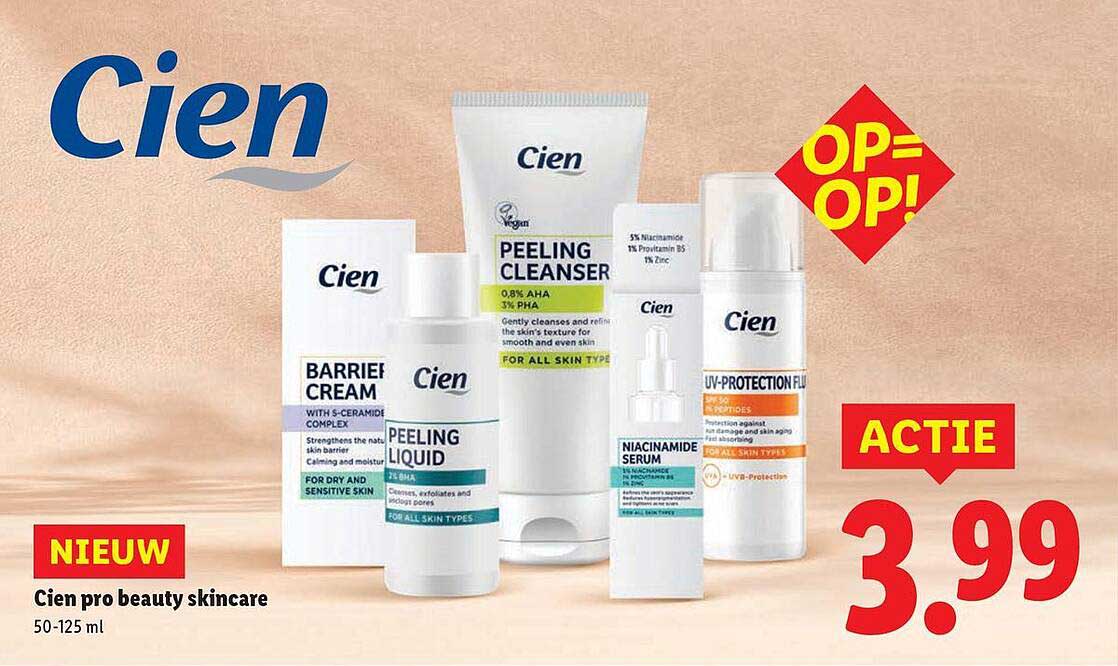 Cien pro beauty skincare 50-125 ml