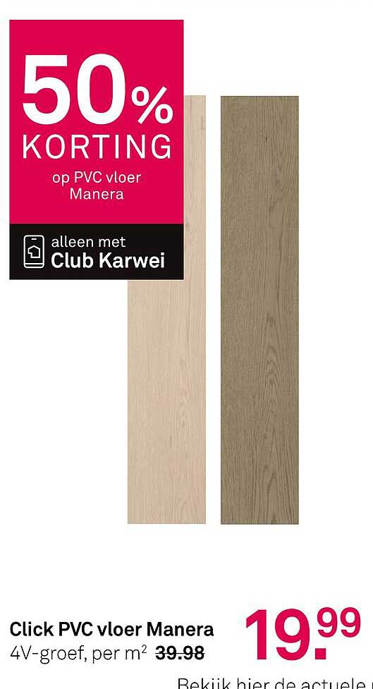 Click PVC vloer Manera