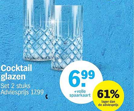 Cocktail glazen